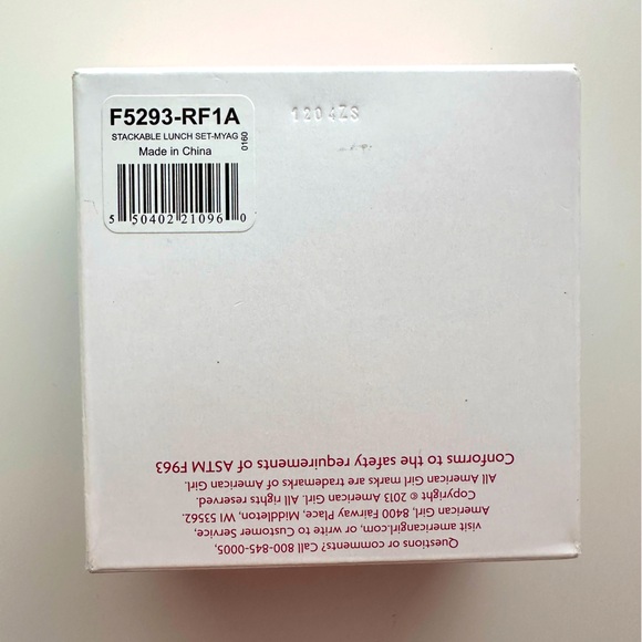 American Girl Just 4 U! Stackable Lunch Set - Retired - Picture 10 of 10